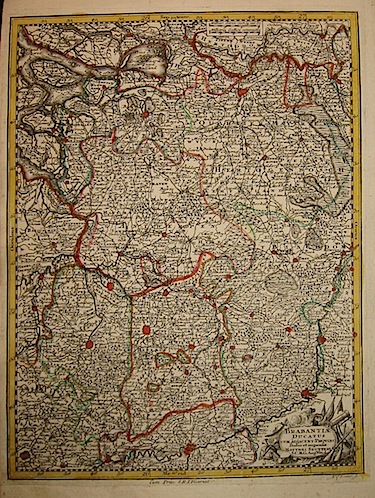 Seutter Matthaeus (1678-1757) Brabantiae Ducatus s.d. (ma 1744) Augsburg, presso C.Lotter